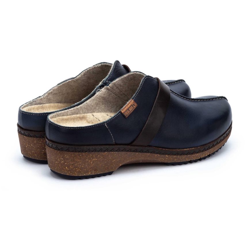 Women's Pikolinos GRANADA Clogs Navy | NZ P837Q2A